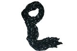 Crinkled Skull and Crossbones Scarf (Various Colours) Crinkled Skull and Crossbones Scarf (Various Colours)