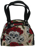 Small Skulls and Roses Bag (Various Colours) Small Skulls and Roses Bag (Various Colours)